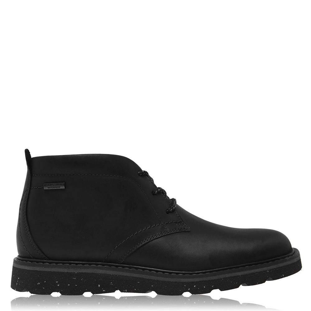 Rockport Men's Storm Chukka Boots - Black - USA (6540UBWRI)